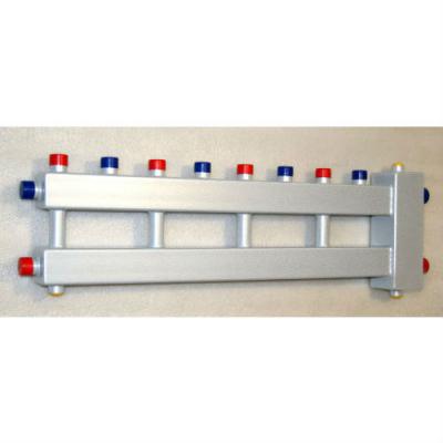 Коллектор отопления с гидрострелкой Gidruss  BM-100-5U (100 кВт, 5 контуров вверх G 1'' НР, вход G 1 1/4'' НР Межосевое расстояние 125 мм)