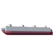 Распределительный коллектор на 4 контура Gidruss DM-32-25x4 из конструкционной стали